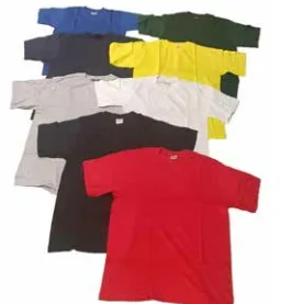 T-Shirts 100% Cotton Crew Neck