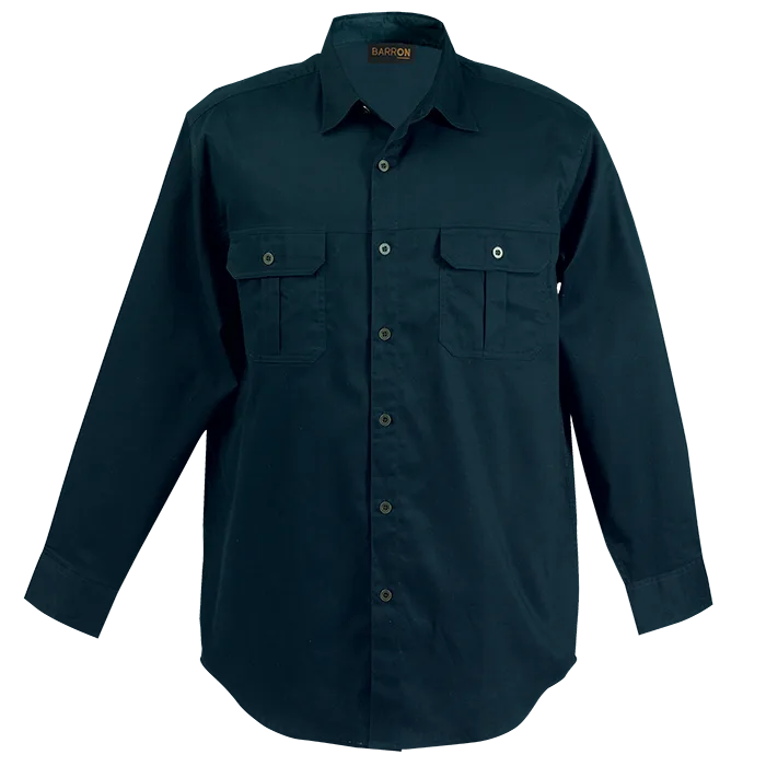 Bush Shirt Long Sleeve Mens
